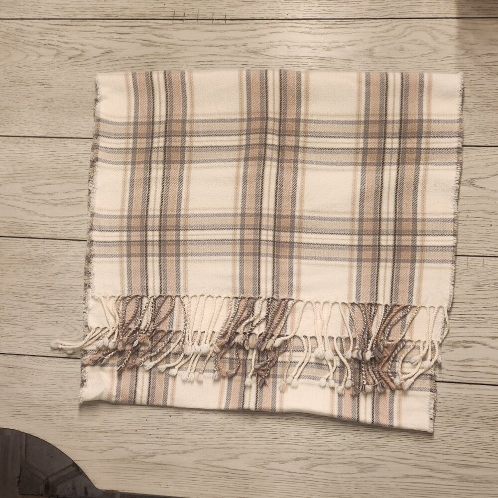 Plaid Blanket Scarf
